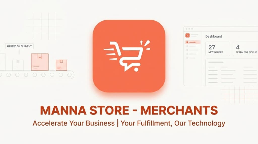 Zimbabwean supermarket interior with fresh produce and grocery aisles